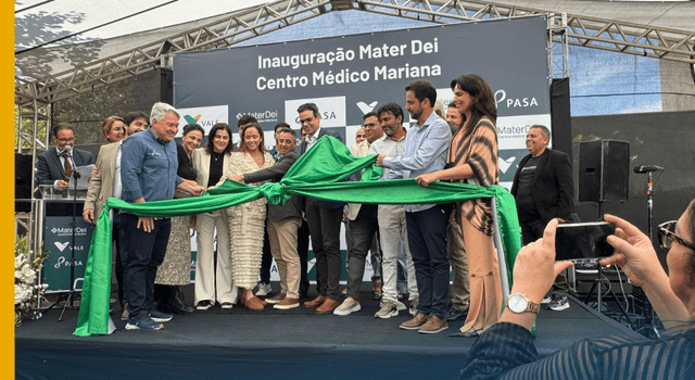 Mater Dei Centro Médico Mariana é inaugurado com atendimento para participantes PASA e beneficiários AMS