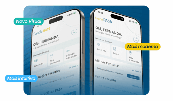 Novo app Saúde PASA traz visual atualizado e experiência personalizada