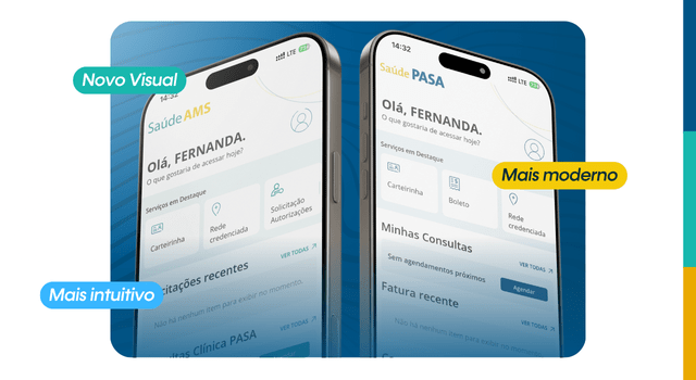 Novo app Saúde PASA traz visual atualizado e experiência personalizada