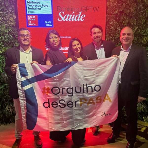 PASA é a 12ª melhor empresa de médio porte de saúde para trabalhar e a 2ª melhor operadora da categoria no GPTW