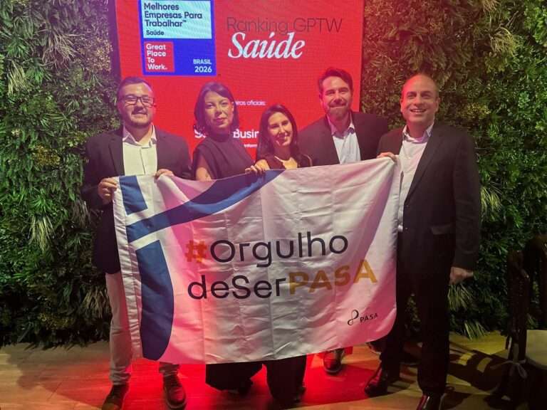 PASA é a 12ª melhor empresa de médio porte de saúde para trabalhar e a 2ª melhor operadora da categoria no GPTW